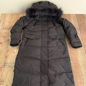 BlackYak B Motion Bench Down Jacket #2 Blue Fox Fur Hood Men’s Small 38